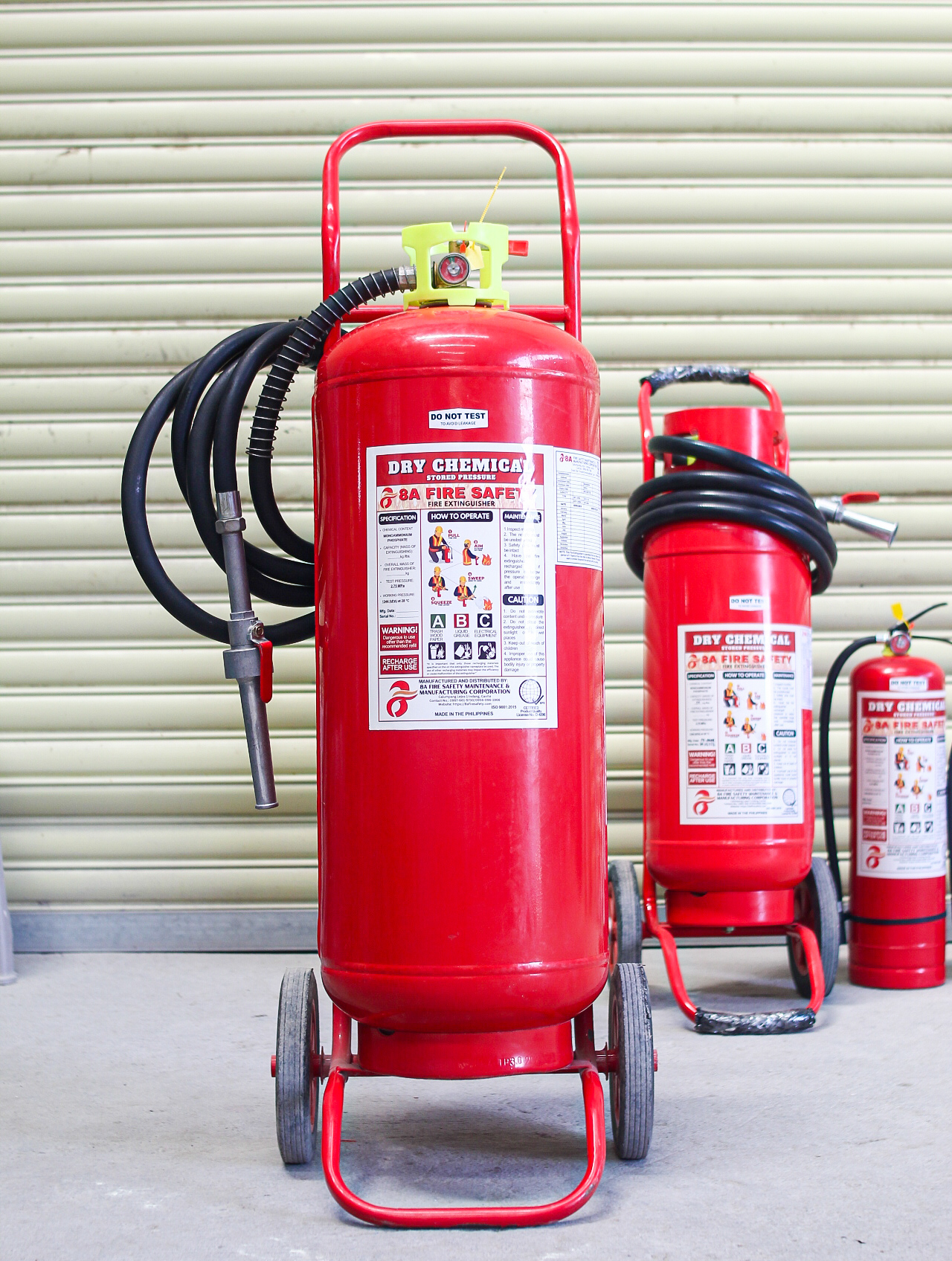 Dry Chemical Fire Extinguisher 100lb