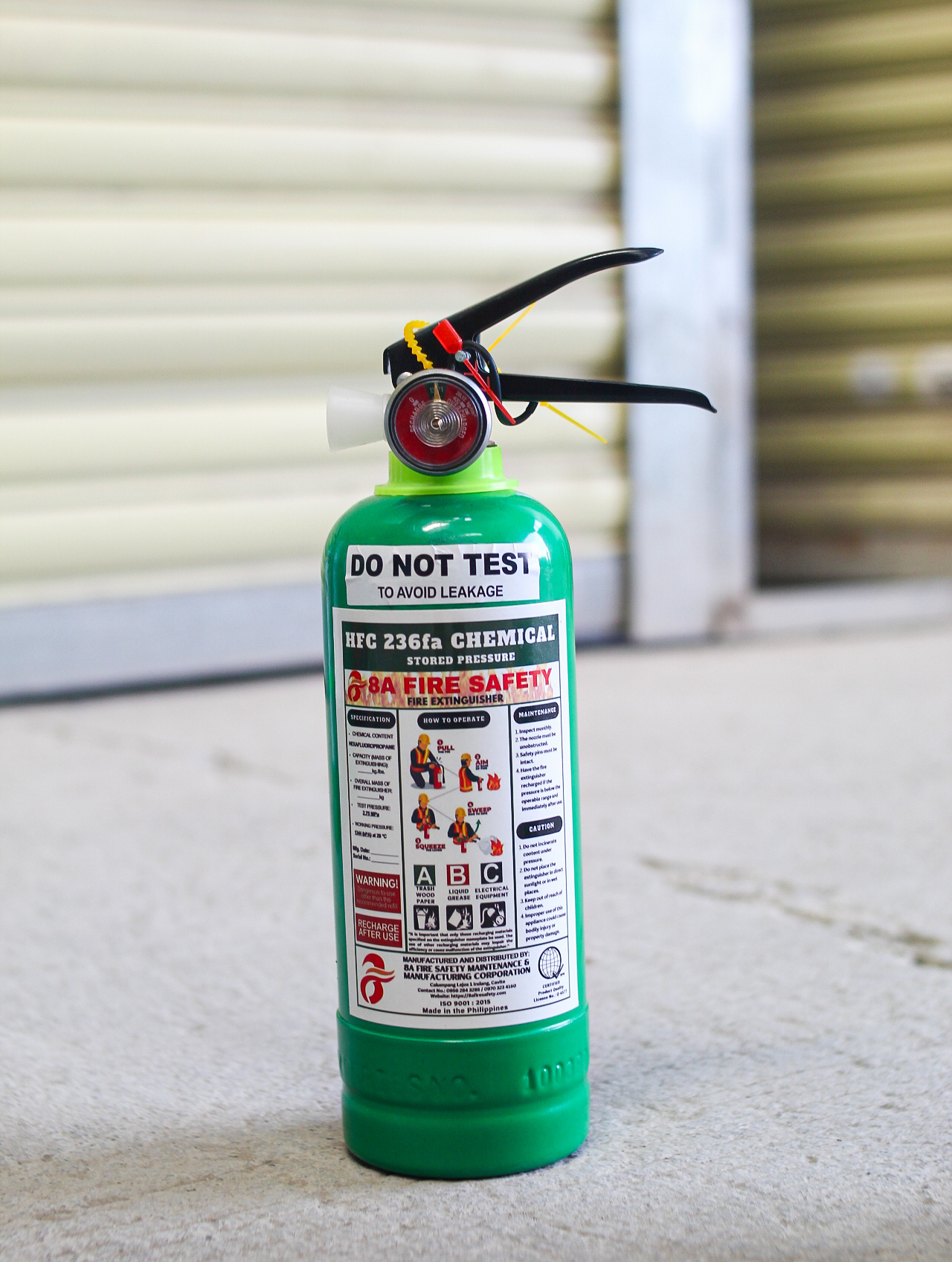 HFC-236fa Fire Extinguisher 1lb